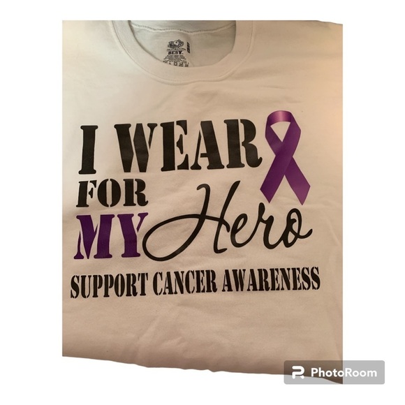 Cancer Awareness Sweatshirt Size XL - Picture 4 of 5